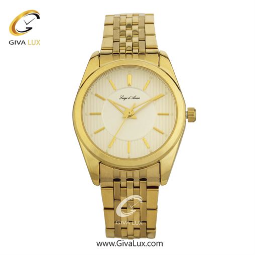 ساعت مچی اورجینال زنانه LdA | لوئیجی د آنا | Luigi d'Ana طلایی | طلایی| طلایی| کد رفرنس 2361